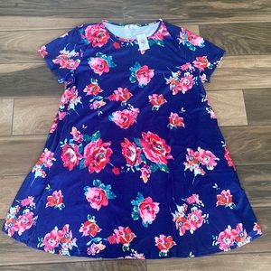 HBEYYTO NWT floral print dress with front pockets 2XL